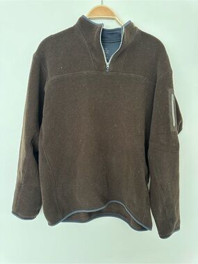 Vintage Arc’teryx Brown Quarter Zip Fleece Pullover Men’s Sweater